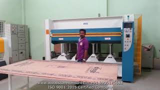 LAMINATE PRESSING MACHINE [upl. by Aikas]