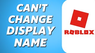 How to Fix Cant Get a Display Name on Roblox  Cant Find Display Name [upl. by Orva]