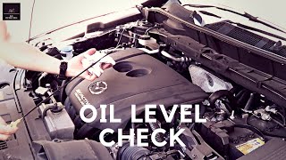 Mazda CX5  How To Check The Engine Oil Level [upl. by Avivah446]