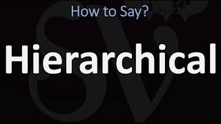 How to Pronounce Hierarchical CORRECTLY [upl. by Jar867]