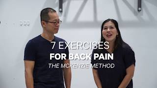 7 Exercises for Back Pain Using the McKenzie Method [upl. by Lledo]