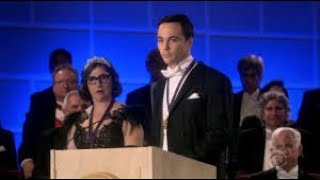 The Big Bang Theory  Amy and Sheldon Nobel Speech Full [upl. by Junius]