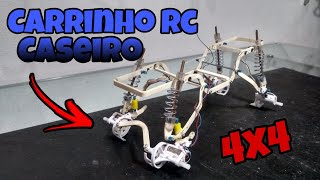 Carrinho rc 4x4 de controle remoto caseiro EP1 [upl. by Abixah715]