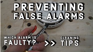 Cleaning Smoke Alarms  Identifying a BAD Detector  Preventing False Alarms [upl. by Eeroc]