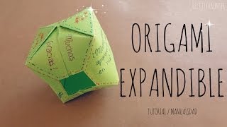 ► DIY Haz un CUBO INFLABLE de PAPEL ◄ [upl. by Redman583]