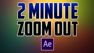 After Effects CC  How to do Zoom Out Transition [upl. by Hadeis655]