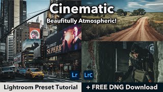 Cinematic PC amp Mac Lightroom Tutorial  FREE DNG Preset Download  Professional How to Guide [upl. by Euqinay148]