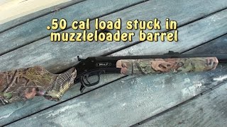 CVA muzzleloader load stuck in barrel [upl. by Tsiuqram]