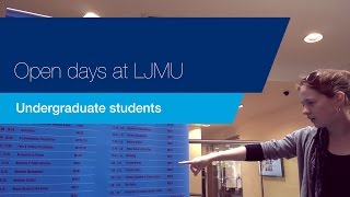 LJMU Open days undergraduate students [upl. by Ebenezer]