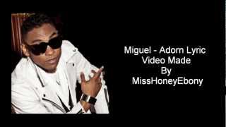 Miguel  Adorn Lyrics [upl. by Sayre128]