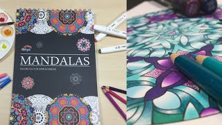 Colorya  Mandala Malbuch für Erwachsene  Flip Through amp Review [upl. by Onairda]