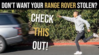 How to disable Keyless Entry on Range Rover RR Sport Velar and Evoque using Keyfob [upl. by Lucienne]