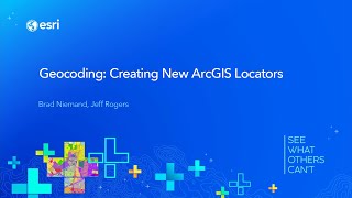 Geocoding Creating New ArcGIS Locators [upl. by Wiener]