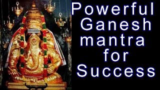 Powerful Ganapati Mantra for Success [upl. by Lole]