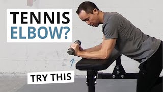 How to Treat Tennis Elbow with 3 Effective Exercises [upl. by Willman]