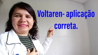 Voltarenaplicação correta [upl. by Nilyaj35]