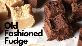 Old Fashioned Fudge traditional recipeno marshmallows [upl. by Eerihs]