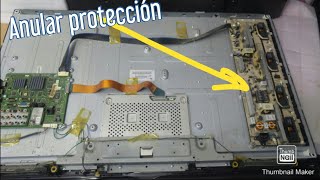 TV SAMSUNG SE LE VA LA IMAGEN  como anular protección del circuito inverter [upl. by Agatha]