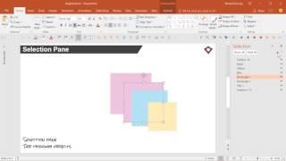 Selection Pane Advanced PowerPoint Tutorial [upl. by Godfree]