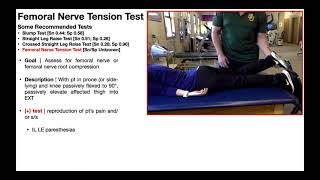 Femoral Nerve Tension Test  Rationale amp Interpretation [upl. by Baalman703]