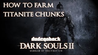 How to Farm Titanite Chunks  Dark Souls II SOTFS [upl. by Necila742]