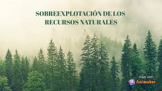 SOBREEXPLOTACIÓN DE LOS RECURSOS NATURALES [upl. by Eybbob]