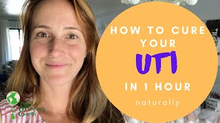 How to Cure Your UTI in One Hour Naturally  Cures From The Kitchen  DIY Home Remedy [upl. by Adnohs]