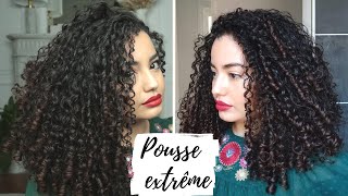 Comment FAIRE POUSSER Ses Cheveux PLUS VITE Naturellement  Pousse Rapide des CHEVEUX BOUCLÉS [upl. by Gaal564]