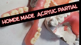 Homemade Acrylic partial part 1 [upl. by Alehcim370]