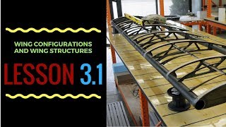 Lesson 3  Part 1  Wing Configurations and Wing Structures [upl. by Krid]