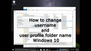 How to change username and user profile folder name Windows 10 [upl. by High]