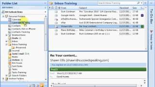 How to have an empty Email inbox at the end of each day Microsoft Outlook [upl. by Anehs]