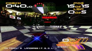 PS1  Wipeout 2097  ePSXe 17  1080p [upl. by Fredette559]