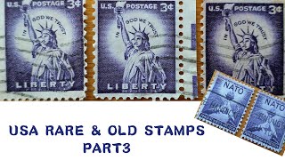 ＃Stamp＃Rare＃USA old stamps part 3 [upl. by Enaerb796]