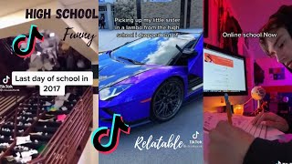 HIGH SCHOOL Tik Tok compilation 2021 [upl. by Elletsyrk]