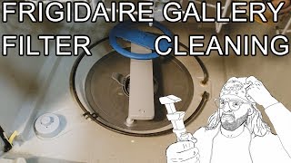 How to Clean Frigidaire Dishwasher Filter  Gallery [upl. by Nomar306]