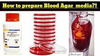 Media preparation in microbiology  How to prepare blood agar [upl. by Evonne]