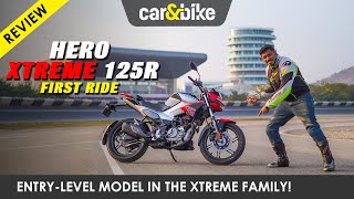 Hero MotoCorp Xtreme 125R  First Ride  Review  carandbike [upl. by O'Brien]