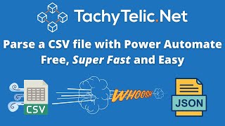 How to Parse a CSV in Microsoft Power Automate Super Fast Free and Easy [upl. by Holofernes]