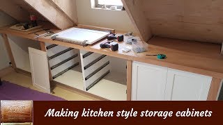 Making kitchen style cabinets from melamine [upl. by Celesta]