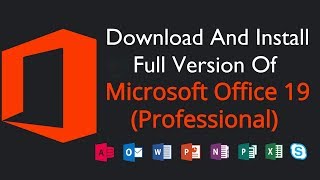 How To Download And Install Microsoft Office 2019 Professional Plus  32 amp 64 Bit PC amp MAC [upl. by Hewes]