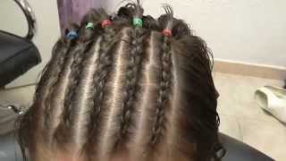 Como hacer trenzas africanas de raiz [upl. by Flynn]