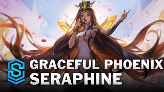 Graceful Phoenix Seraphine Skin Spotlight  League of Legends [upl. by Sophia]