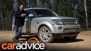 2016 Land Rover Discovery 4 OffRoad Review  CarAdvice [upl. by Nnarual]