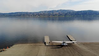 Landing a Seaplane in Glassy Water [upl. by Wiley]