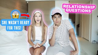 ASKING MY BEST FRIEND RELATIONSHIP QUESTIONS  FUNNY [upl. by Ykcub]