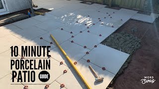 Porcelain Patios The 10Minute Guide You Need [upl. by Ahsiekar]