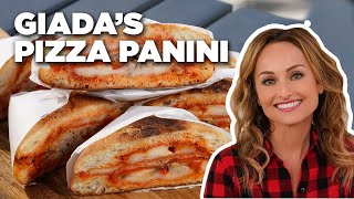 PIZZA Panini with Giada De Laurentiis  Giada Entertains  Food Network [upl. by Ednarb646]