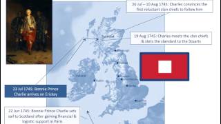 The Jacobite Rising of 1745 in Scotland [upl. by Lucier]