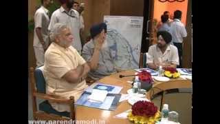 Punjab CM Parkash Singh Badal meets Narendra Modi [upl. by Amri967]